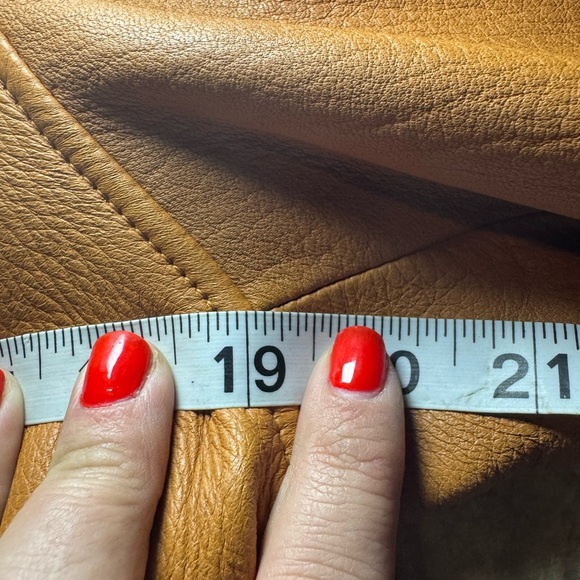 Vintage Genuine Deerskin Leather Coat Custom Made Brown Quilted Western Jacket - Picture 10 of 16